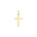 Lucardi Unisex 9 Karaat hanger kruis - Hanger - 9 Karaat - Goudkleurig