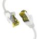 WEISS Patchkabel CAT6a 0,25m S/FTP PIMF, RJ45 Netzwerkkabel Ethernetkabel LAN DSL - 1 VPE = 10 Stück