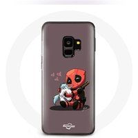 Maniacase Hoesje voor Samsung Galaxy S9 plus DeadPool Eenhoorn