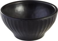 APS Melamine schaaltje "aiko", ø11,5 x h6 cm, zwart, set van 4 stuks