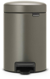 Brabantia NewIcon Prullenbak - 3 liter - Platinum