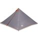 Tipi tent voor gezin 7-persoons waterdicht grijs en oranje