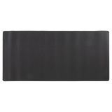 Idena 11381 - Bureauonderlegger van PU-leer, 80 x 40 cm, antisliponderlegger in zwart-grijs, aan beide zijden te gebruiken en afneembaar