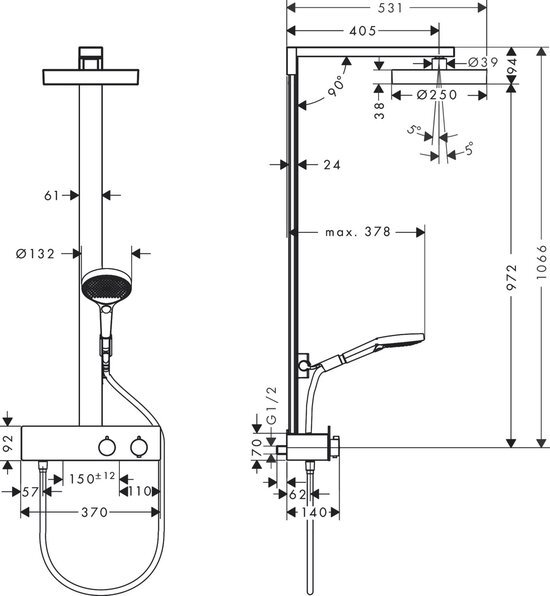 Hansgrohe Rainfinity