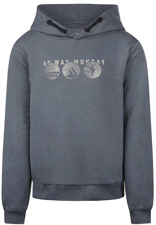 No Way Monday Jongens Trui - Mid blue