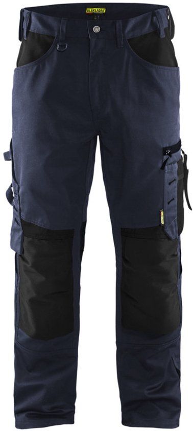 Blåkläder 1556 Werkbroek zonder spijkerzakken - donker marineblauw/zwart - maat 56 (XL)