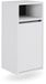 Vicco Viola meuble de salle de bain – 38 x 80 cm avec panier à linge Blanc/Gris