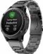 By Qubix Qubix Stalen Schakelband - Zwart - 22mm Quickfit - Geschikt voor Garmin Forerunner 745/935/945/955/965