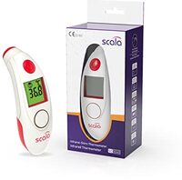 Scala SC 8360 NFC Top Speed Night digitale infrarood voorhoofd thermometer met optisch en akoestisch koortsalarm gegevensopslag door NFC-verbinding en app