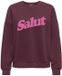 Only Trui Onlzalenta Boxy L/s Box Cs Swt 15382701 Fig/salut (fiji Flower) Dames Maat - XL