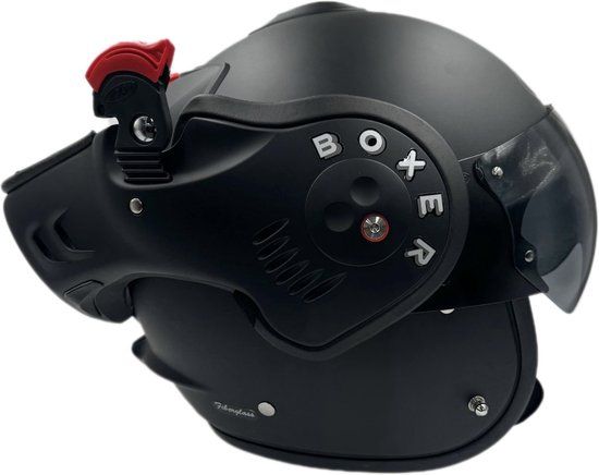 ROOF Helm Boxer Alpha mat zwart maat L
