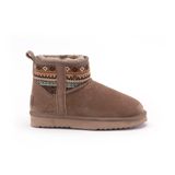 Warmbat Wallaby Womes Suede Woven Pantoffels