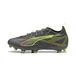 PUMA Ultra 5 Pro Fg/Ag Jr voetbalschoen voor kinderen, uniseks, Mat verouderd zilver geel alarm zon geslagen, 28 EU