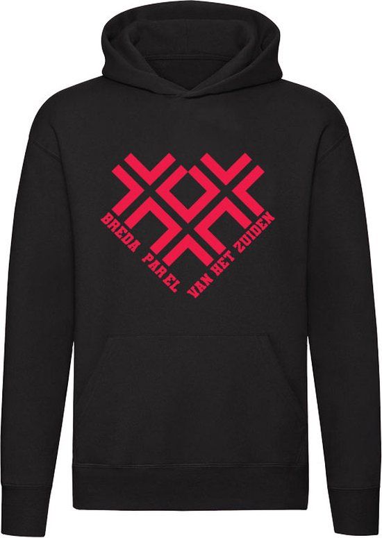 Sol's Breda parel van het zuiden Hoodie - Zwart - Unisex - Maat M