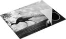 Chefcare Inductie Beschermer Pauw - Zwart Wit - 77x59 cm