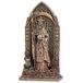 Veronese Design 9 3/8 Inch Koninklijke Santa Muerte Dia De Los Muertos Boog Koud Gegoten Hars Brons Afwerking Sculptuur