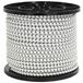 vidaXL Cordes élastiques 8 mm noir et blanc PP et caoutchouc