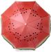 Makito Watermeloen Strandparasol - D160 cm - Opvouwbaar - Verstelbare Hoogte - Met Opbergtas