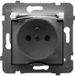 Ospel GPH-1UZ/m/00/d geaard stopcontact, IP44, 16 A, 71 mm, 42 mm, 71 mm, wit
