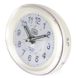 Trevi SL 3052 Quartz Alarm Clock - White - Analog - Backlight - Blue