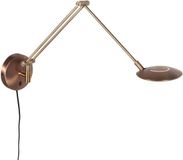 Steinhauer Exclusive Wandlamp - Brons - Zenith2 - Kunststof Metaal - Ø 12cm - LED