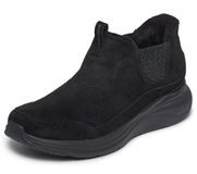 Skechers dames Contour Foam Boot-Cozy Dash pantoffels zwart 168173-BBK