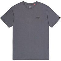 Alpha Industries T-shirt - Backprint T-Shirt - S tot XXL - voor Mannen - grijs