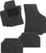 Alfa Romeo 145 Tapis en caoutchouc - tapis de sol, tapis de coffre, tapis de coffre et d'habitacle à bords hauts, étanche et antidérapant 4
