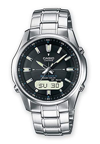 Casio LCW-M100DSE-1AER Waveceptor - Polshorloge - 40 mm - Zilverkleurig