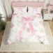 Rose housse de couette enfant avec motif fleur aquarelle