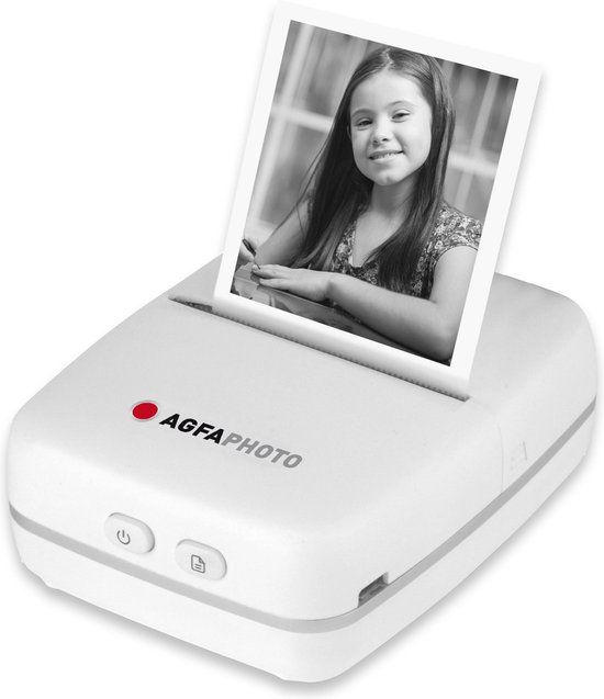 AgfaPhoto Realpix Pocket P - Thermische fotoprinter - 203 x 203 DPI - Wit