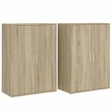 VidaXL Dressoir Sonoma Oak Wood 60x31x84 cm