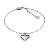 Fossil Dames Armband JF04837040 - Staal - 16 cm - Zilverkleurig