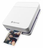 Denver Pocket Printer - Mobiele fotoprinter - Papier/Sticker/Magneet/Tattoo/Warmtepers printer - Incl. 20 printvellen - Bluetooth - MCP6010