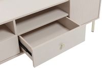 Vente-unique Tv-meubel LUNAOR Beige en goudkleurig