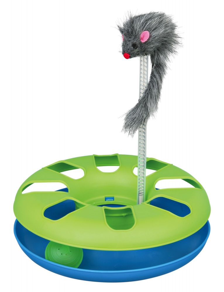 Brekz Crazy Circle - Dieren Speelgoed - Kunststof - Blauw/Groen