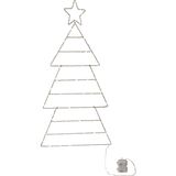 Star Trading Folde Lichtdecoratie figuur 84 LED Zilver