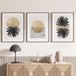 Brune Soleil Lot De 3 Affiches / Posters Triptyque - 70x100 cm