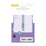 Filofax Personal Floral Vulling Week Op 2 Pagina's 2024