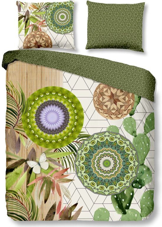 Hip Bodhini Dekbedovertrek - 200 x 220 cm - groen