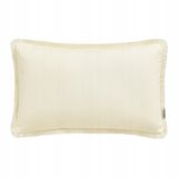 Room99 Kremowa katoenen sierkussenhoes Boca 30x50 cm met franjes