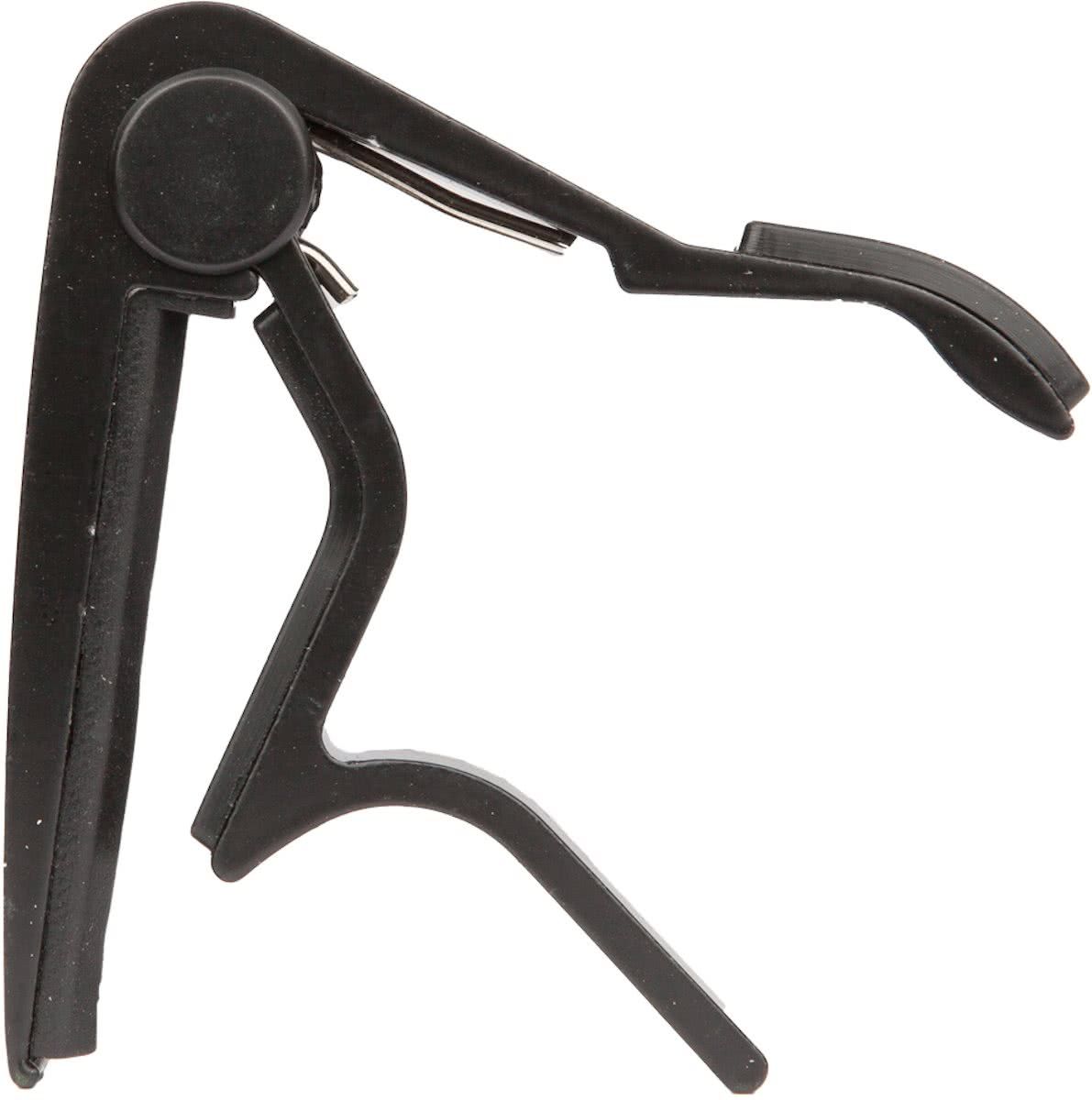 BiBiRockshop Capo gitaarklem - Elektrisch - Akoestisch - Aluminium - Barreklem - Zwart - Capodaster