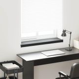 Embase de fenêtre noire avec grain de bois 80 x 20 x 4,5 cm PVC