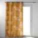 Douceur d'intérieur Gordijn met oogjes (140 x 260 cm), schets camel, bedrukt polyester