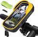 Merkloos Waterdichte mobiele telefoonhouder voor op de fiets - 360 graden draaibaar - inclusief regenhoes - geschikt voor 4.7 tot 7 inch smartphones