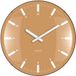Karlsson Wandklok Realista Dome - Geel - 35x35x35cm