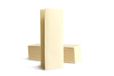Alvotex CHIC Airlaid 50 servetten, 1/8 vouwen op stof, hoogwaardige wegwerpservetten, 32 x 40 cm, champagne