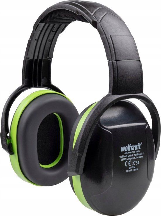 Wolfcraft Gehoorbescherming - 30Db Oorkappen - Gehoorkap PRO - 4959000