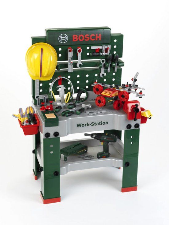 Klein Toys Bosch 150-delige Werkbank - Multicolor