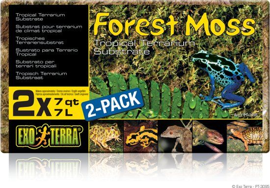 Exo Terra Forest Moss 2-Pack - 2 x 7L